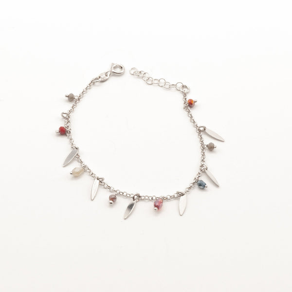 Bracciale Con Spolette E Pietre Multicolor - MoreJewels.It