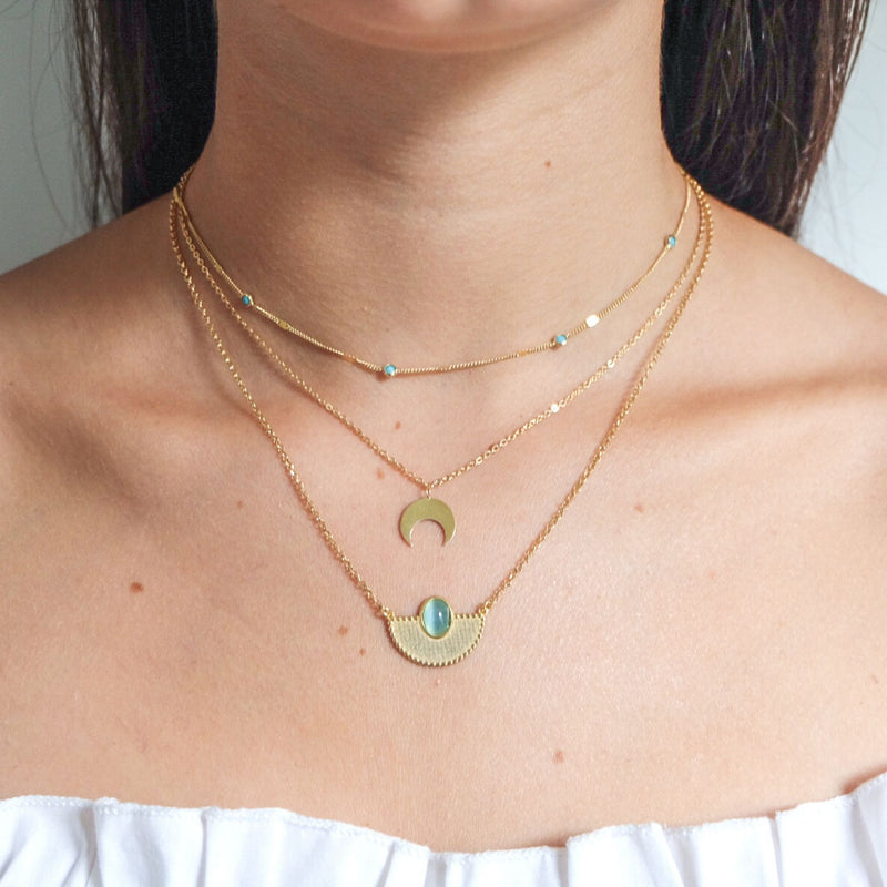 Collana Con Pendente Luna - MoreJewels.It