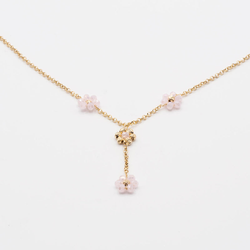 Collana Fiori Rosa - MoreJewels.It